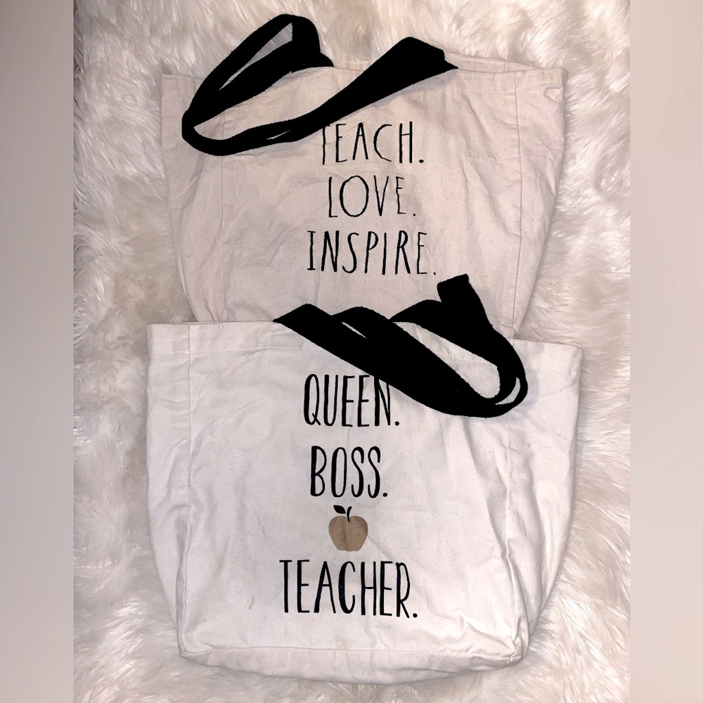 RAE DUNN.🍎✏️Totes